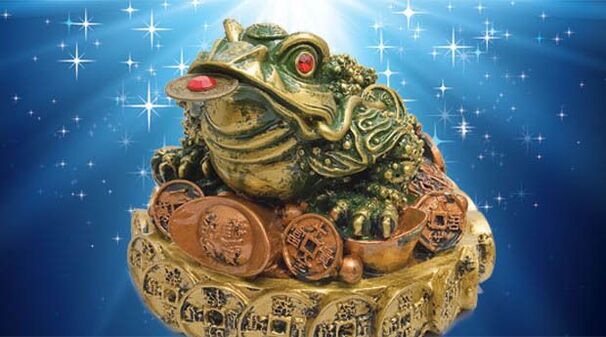 триножна жаба за среќа